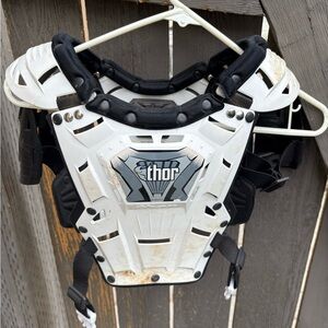 Thor Black and White Protective Gear